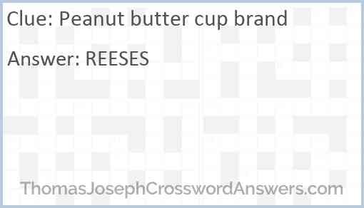 Peanut butter cup brand Answer