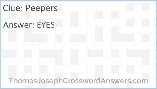 Peepers Answer