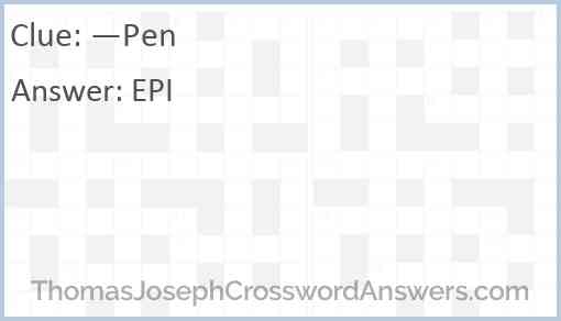 —Pen Answer
