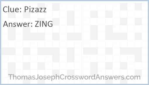 Pizazz Answer