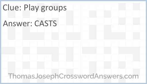 Play groups Answer