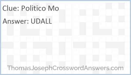 Politico Mo Answer