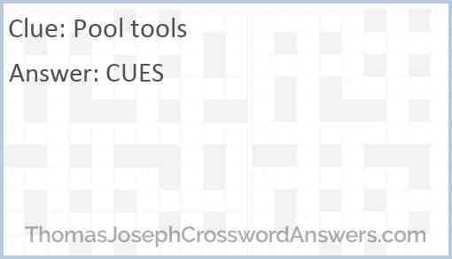 Pool tools Answer