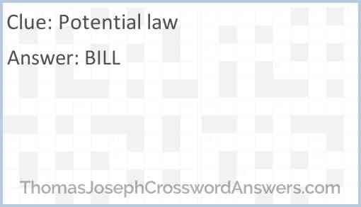 Potential law Answer