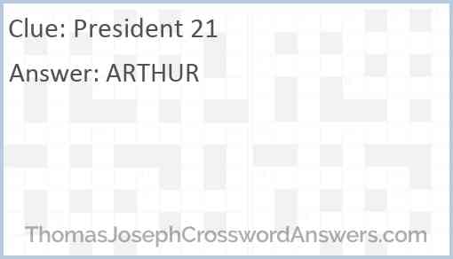 President 21 Answer
