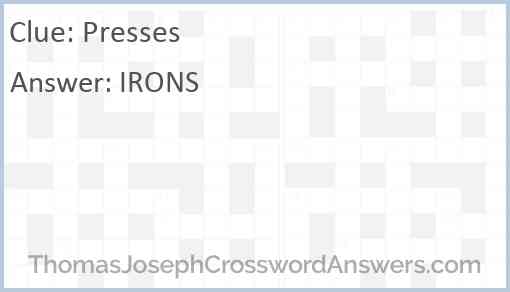 Presses Answer