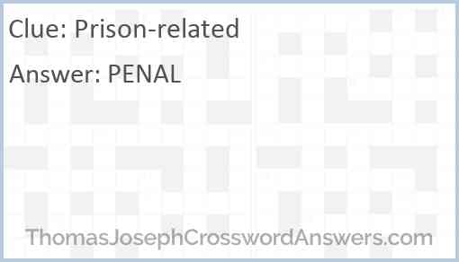 Prison-related Answer