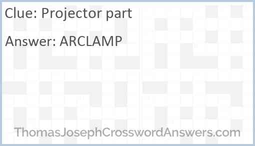 Projector part Answer