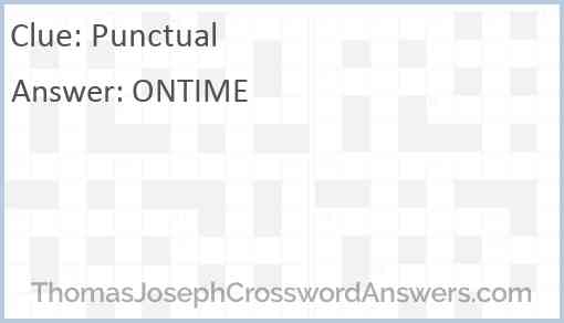 Punctual Answer