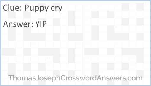 Puppy cry Answer