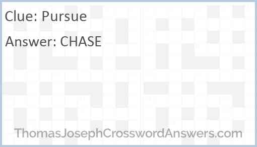 Pursue Answer