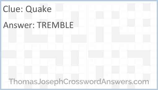 Quake Answer
