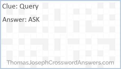 Query Answer
