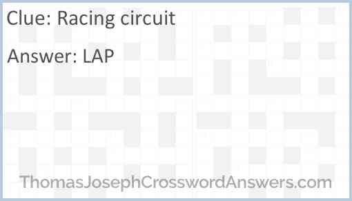 Racing circuit Answer