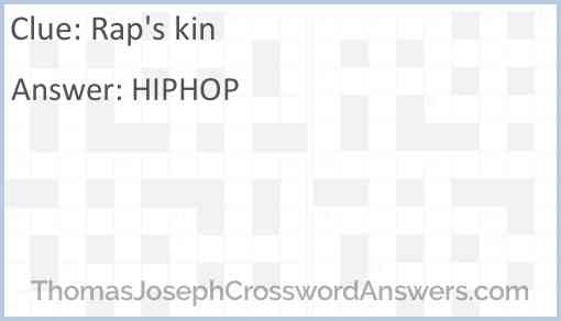 Rap's kin Answer
