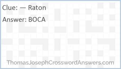 — Raton Answer