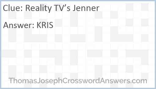 Reality TV’s Jenner Answer