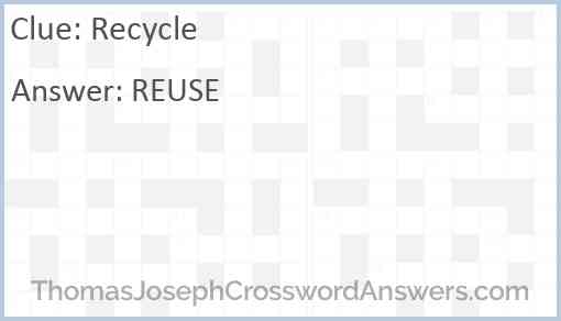 Recycle Answer