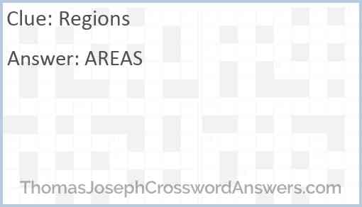 Regions Answer