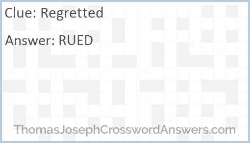 Regretted Answer