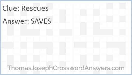 Rescues Answer