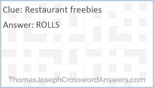 Restaurant freebies Answer