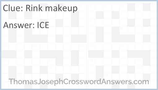 Rink makeup Answer