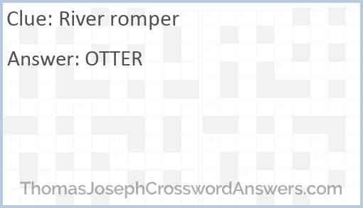 River romper Answer