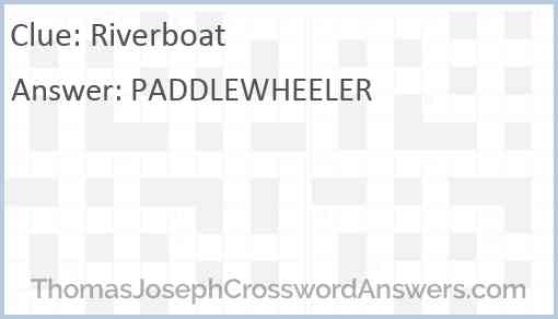 Riverboat Answer