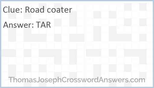 Road coater Answer