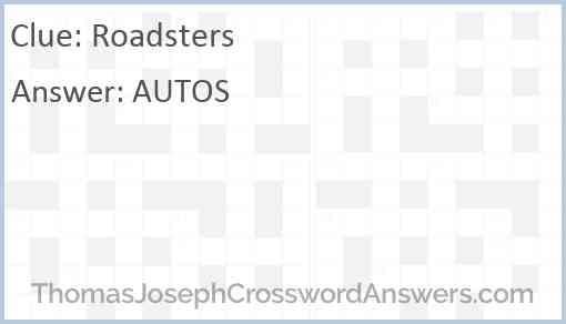 Roadsters Answer