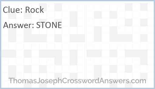 Rock Answer