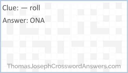 — roll Answer