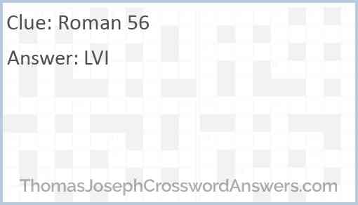 Roman 56 Answer