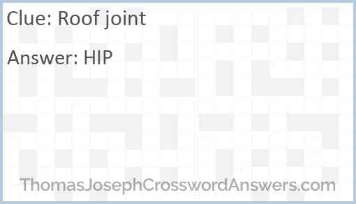 Roof joint Answer