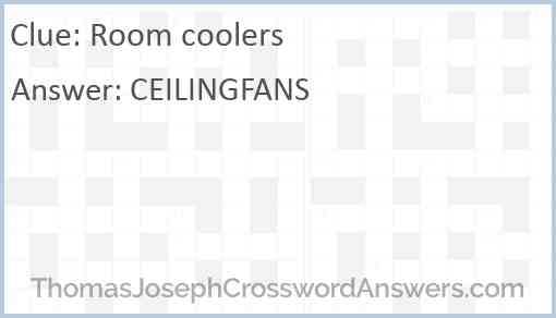 Room coolers Answer