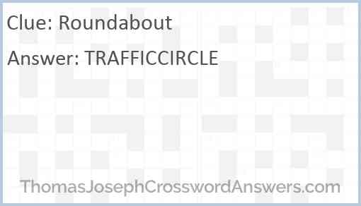 Roundabout Answer