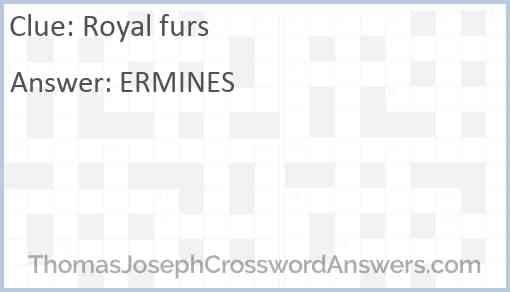 Royal furs Answer