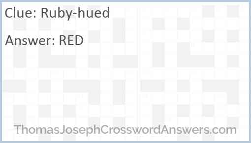 Ruby-hued Answer