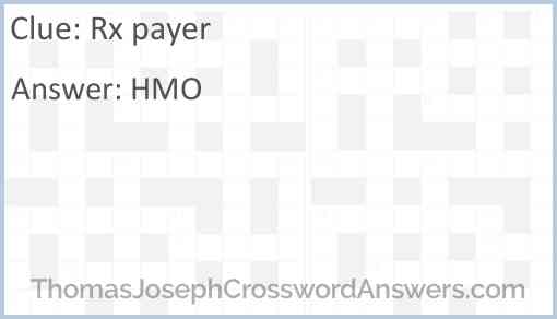 Rx payer Answer
