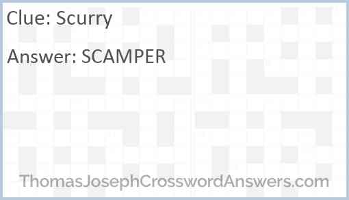 Scurry Answer