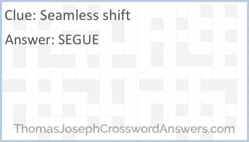 Seamless shift Answer