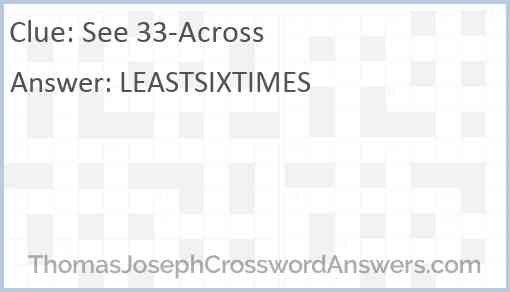 See 33-Across Answer