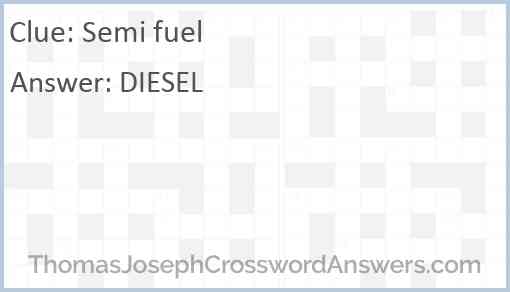 Semi fuel Answer
