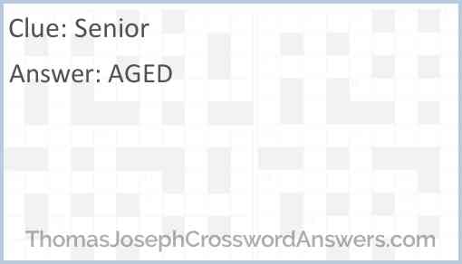 Senior Answer