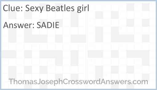 “Sexy” Beatles girl Answer