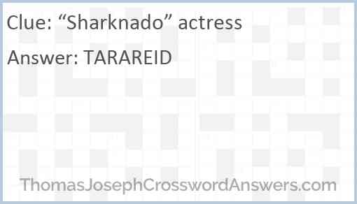 “Sharknado” actress Answer