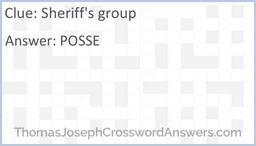 Sheriff’s group Answer