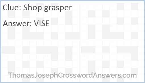 Shop grasper Answer