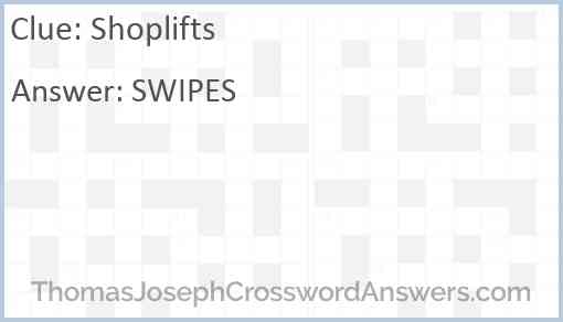 Shoplifts Answer